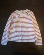 T-shirt à rayures roses pailletées Sergent Major 8 ans