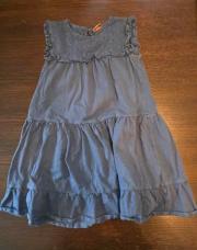 Robe sans manches bleue TAO 8 ans