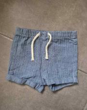 Short bleu 0-3mois