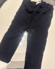 Jeans noir 9-12m