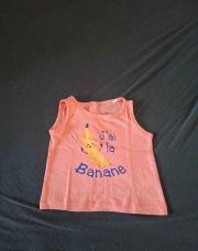 T-shirt 6mois J'ai la banane