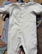 Pyjama blanc petit pois 