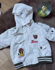 Veste lion blanche 