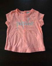 T-shirt orange fluo TAO 9 mois