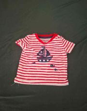 T-shirt ligné bateau 62cm