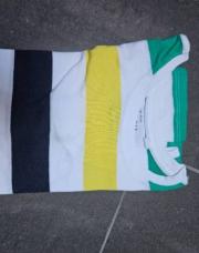 Macel ligné vert blanc jaune 8 ans