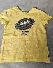 T-shirt jaune RUGBY