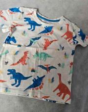 T-shirt Blanc DINOSAURE 