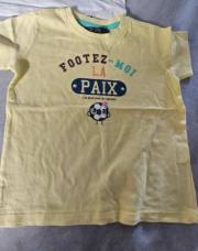 T-shirt jaune FOOTEZ MOI