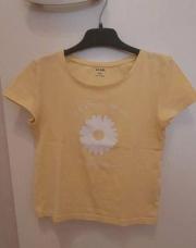 T-shirt jaune margueritte 6ans