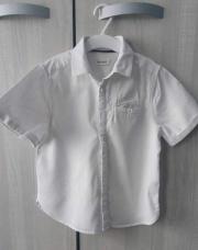 Chemise blanche manche courte 8ans