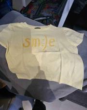 T-shirt jaune SMILE