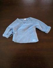 Gilet bleu en tricot Orchestra 3 mois