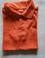 polo orange 7/8 ans 