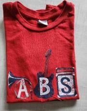  Ti shirt rouge 8 ans Absorba