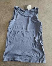 Chemisette h&m bleue marine 6-8ans