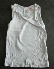 Chemisette h&m blanche 6-8ans