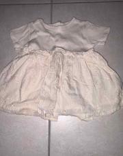 Robe beige 3-6 mois