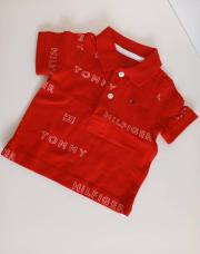 Polo tommy rouge 3mois