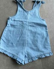 Combi short jeans 12 mois 