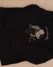 Blouse bleue Hibou TAO 86cm