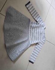 Robe tommy hilfiger 18 mois grise
