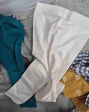 Legging blanc niabi 2 ans 