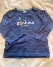 T-shirt manches longues Mots d'enfants - 18M