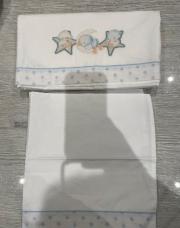 Drap plat+taie+housse matelas Lit nouveau né