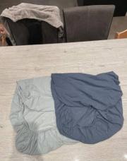 Lot de 2 draps  housses TIMBOO pour matelas 60*120