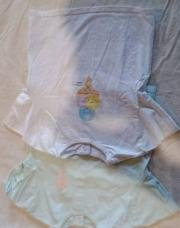 Lot de 2 t-shirts blancs/bleus TEX 23mois 