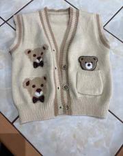 Gillet ours 6-9M