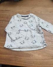 T-shirt longue manche panda 6M 