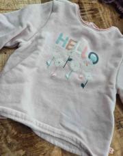 Pull Okaidi 6 mois rose Hello