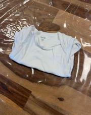 Body blanc manches courtes T:36M