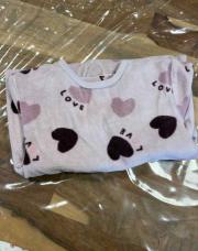 Pyjama mauve cœur T:24M