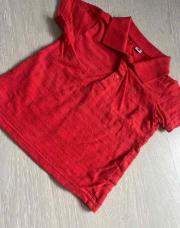 Polo t-shirt rouge taille 80 