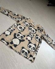 T-shirt manche longue panda H&M 12-18mois