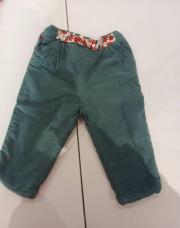 Pantalon en velours vert sergent major 18M