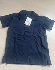 Polo bleu marine avec étiquette taille 92 