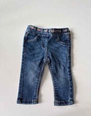 Jeans 6m tao ceinture fleuri 