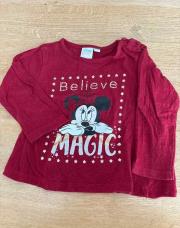 Blouse Disney baby minie rouge 12 mois 