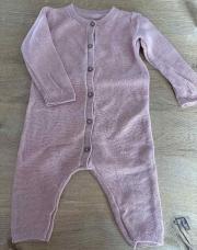 Combi rose laine c&a 3-6mois 