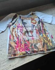 T-shirt Stones and bones cheval
