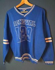 Pull bleu et blanc. Xs. Jennyfer