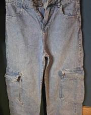 Cargo bleu. Bershka