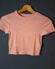 Tee shirt rose. Taille XS