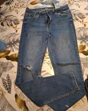 Jeans clair 40 avec trous 