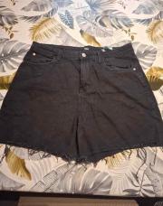 Short en jeans noir 40 