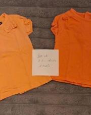 Lot 2 t-shirt fille 1 mois